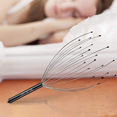 NICEMOVIC 2 Pack Head Scalp Massager Stocking Stuffers White Elephant Gifts