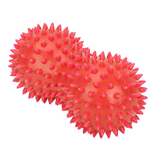 Peanut Massage Ball, PVC Spiky Massage Ball, Foot Roller Massager for Plantar Fasciitis, Fitness Muscle Massaging, Exercise Relax