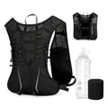 IEJ Running Hydration Vest with 500ml Soft Flask for Marathon - color: Black