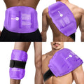 AiricePac Large Ice Pack for Injuries Reusable Gel for Lower Back, Cold Packs Wrap for Shoulder, Knee, Elbow, Hip, Leg, Soft Cold Compress,16 × 9",Purple - style: PURPLE-1