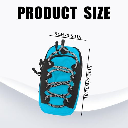 Electric Dirt Bike Phone Storage Bag Motorcycle Waterproof Pouch for Surron Light Bee Ultra Bee Tuttio Soleil 01 Yozma IN10 Ebike Racing Front Battery Frame（Blue） - color: Blue