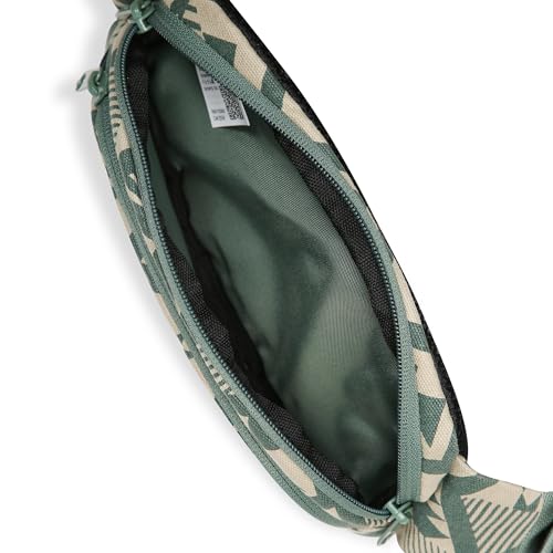 KAVU Canvas Spectator Belt Bag, Cotton Fanny Pack for Travel - color: Argyle Heights