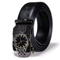 Dubulle Ratchet Belt for Men Leather Adjustable Designer Fashion Buckle - color: Black Watch, size: Adjustable Fit 35" to 45" Waist