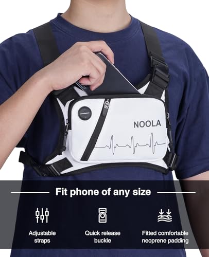 NOOLA Running Chest Pack, Running Vest for Men Women with Reflective Back