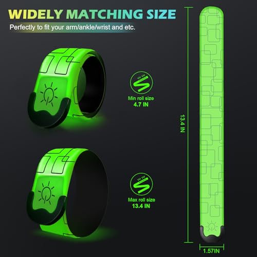 Running Lights for Runners，Running Light Reflective Gear, 2 Count