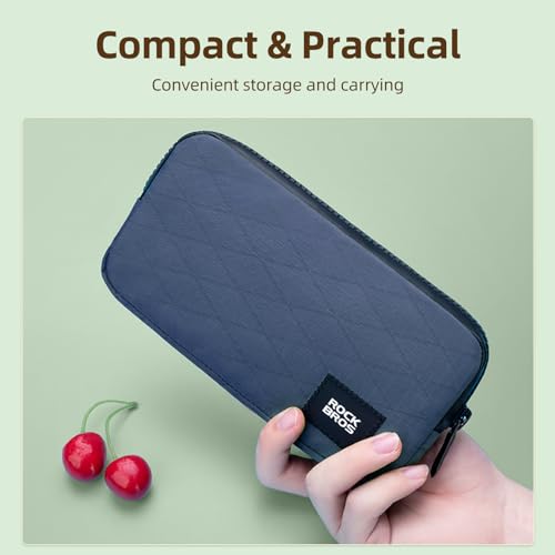 ROCKBROS Cycling Wallet, Compact Bike Phone Bag for Cards, Keys and Tools - color: cinerous