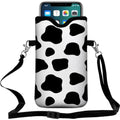 Cell Phone Sleeves Bag Case Crossbody Neoprene Holder Lanyard Phone Pouch for Women Men 7.5 X 4.5 Inches - Diary Cattle - color: Diary Cattle