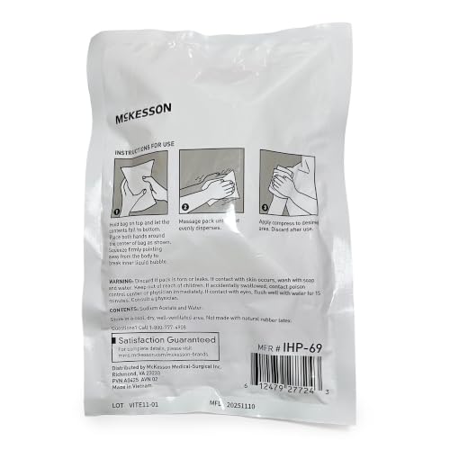 McKesson Instant Hot Packs, Instant Hot Compress, 6 x 9 in - color: Red, size: 6x9