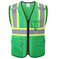 Hi Vis Reflective Safety Vest for Men Women,EK178,Green,S - color: Green, size: Small