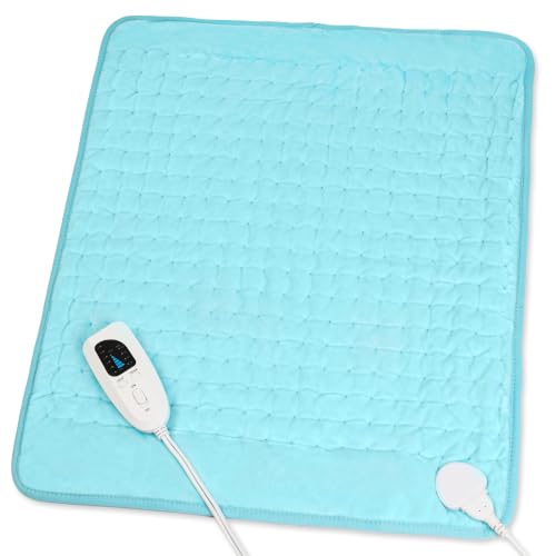 Heating Pad,Electric Heating Pad,Heating Pad for Back (LightBlue, 24"x20") - color: Babyblue, size: 24x20 Inch