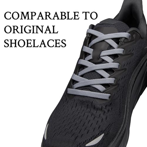Endoto Shoe Laces for Hoka Replacement Shoelaces Strings - color: Grey, size: 45 Inch (114.3 cm)