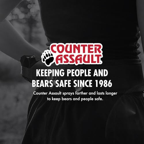 Counter Assault Waist Holster - Bear Spray Holster for Trail Runner - Water Bottle Holder - Outdoor Gear - Hiking & Running Essentials - size: Small/Medium (Pack of 1)