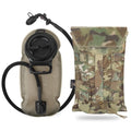 PETAC GEAR 1.5L / 3L Tactical Hydration Pack，Molle Carrier Pouch for 50 oz /100 oz Hydration Bladder Daypack Water Backpack. - color: MC, size: 1.5L combination set