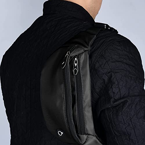 Fanny Packs for Men and Women Water-Repellent Sports Waist Pack Bag - color: 1pack-Black