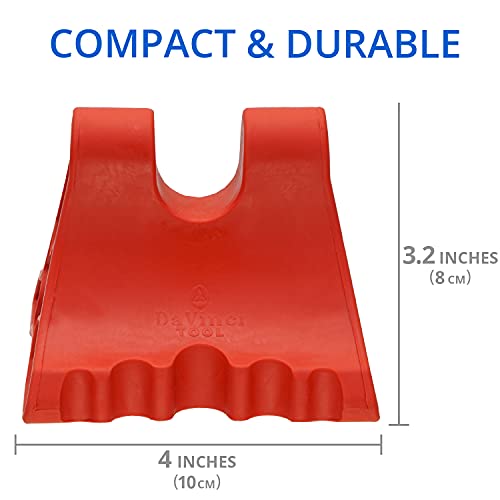 Body Back Davinci Tool - Neck Massager for Pain Relief Deep Tissue - Red - style: Firm - Red