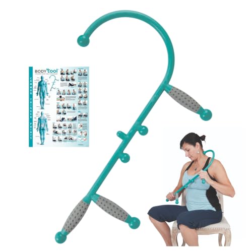 North Coast Medical Trigger Point Massage Cane, Muscle Hook for Back & Neck