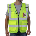 Neopelta Reflective Safety Vest for Men Women with Pockets, Yellow Mesh M - color: Yellow, size: Medium