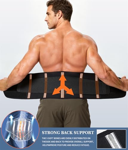 TAILONG Neoprene Waist Trimmer Ab Belt for Men Waist Trainer for Women Corset Slimming Body Shaper Workout Sauna Sweat Band - size: X-Large