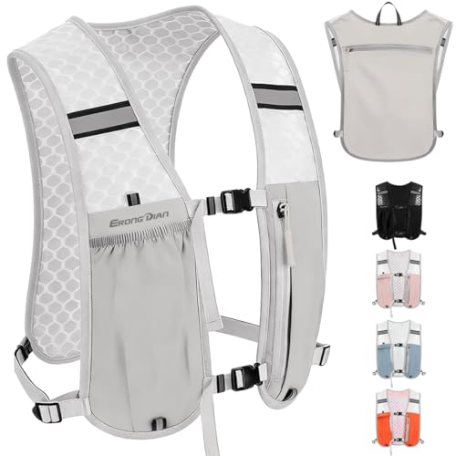 Lightweight Running Hydration Vest Backpack, 5L Grey