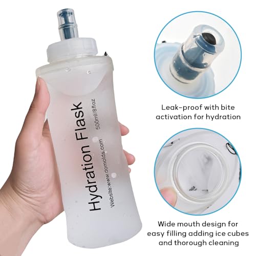 Soft Flask Collapsible Flask 1-Pack, 500ML, White - color: 500ml White
