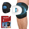 Knee Support for Men & Women – Adjustable Knee Brace with Open Patella & Built-in Patella Gel Pads for Running, Walking, Gym & Daily Activities - color: Standard