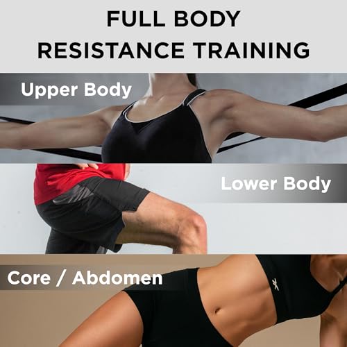 THERABAND Resistance Bands Set, Elastic Bands for Exercise & Physical Therapy, Strength Training for Upper & Lower Body Fitness - size: 3 Pack, style: Latex Beginner