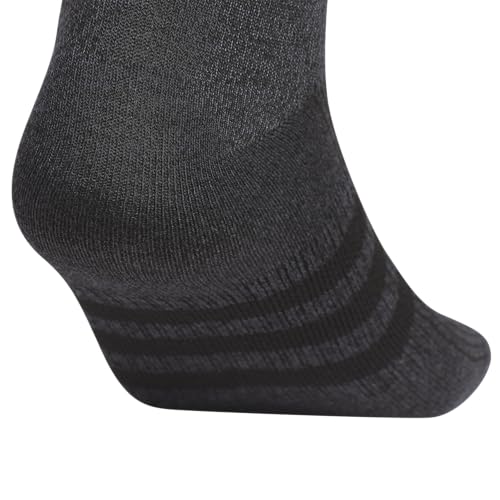 adidas Men's Superlite Low Cut Ankle Socks 6 Pairs - color: Onix Grey/Black/3, size: Large