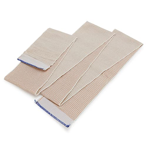 Vakly Elastic Bandage Wrap 4'' x 5 Yds, Self-Closure Compression Roll 10 Pk - size: 4 Inch (Pack of 10)