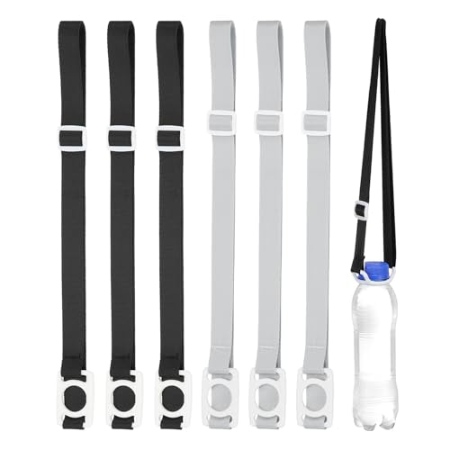 PATIKIL Water Bottle Lanyard - color: Grey/Black/White