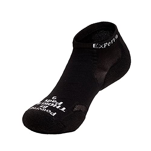Thorlos Experia Low Cut Single Pair - color: Black/Black (1 Pair), size: X-Large