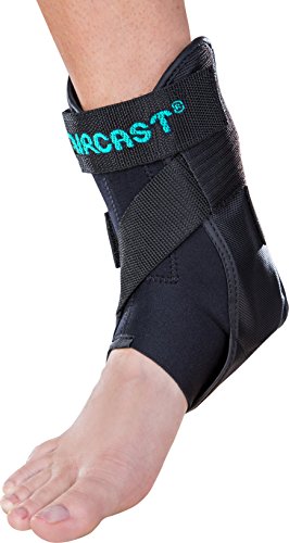 Aircast Airsport Ankle Brace for Chronic Ankle Instability, Sprained Ligaments and Strained Muscles or Tendons | Durable and Comfortable| RIGHT, Medium - size: Medium (Pack of 1), style: Right Foot
