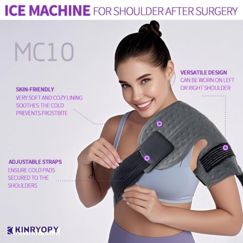 Cold Therapy Machine for Shoulder with Programmable Timer & Quiet Pump