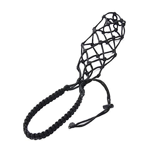 Water Bottle Carrier Strap Wine Cup Holder for Sports Bottle Sling Water Flask 17-25oz 32oz-40oz 64oz - color: Black (32oz-40oz)
