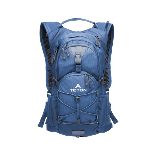 Teton Oasis Hydration Backpack – Lightweight Water Pack with Bladder for Hiking, Running, Cycling, Biking – 18L/22L Sizes – Sewn-in Rain Cover – Fits Men and Women - size: 18 Liters (Pack of 10)
