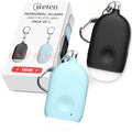 Weten Rechargeable Personal Alarm Keychain - 130dB Siren & LED Light - 2 Pack Personal Safety Alert for Women to Carry - Panic Button Alarm for Security - Rape Whistle for Self Defense (Black&Blue) - color: I - Black&Blue