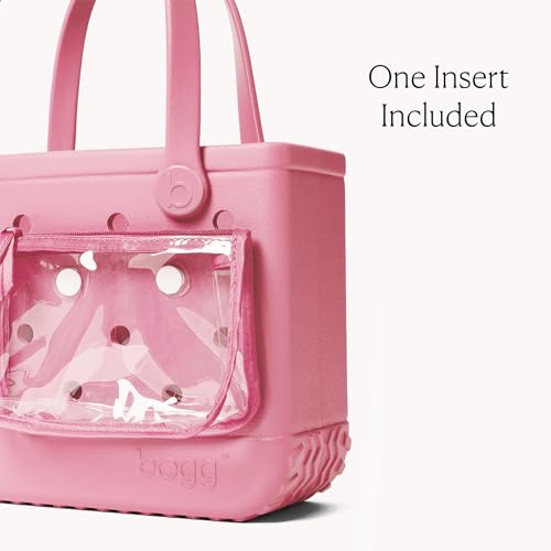 BOGG BAG Bitty Small Tote – 11” x 8.5” x 4.5” – Essential Bags for Beach, Pool, Boat, Sports, Tailgating, Cruise, Travel - color: Blowing Pink Bubbles