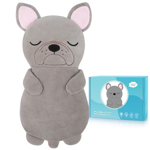 French Bulldog Microwave Heating Pad for Period Cramps & Pain Relief - style: French Bulldog