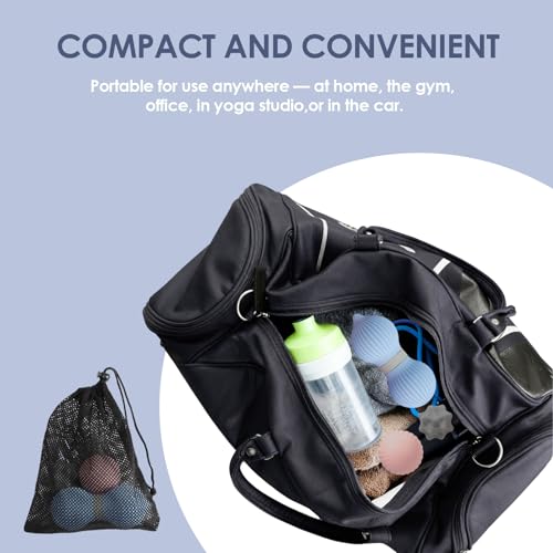 Silicone 3-Piece Massage Ball Set for Trigger Point Therapy - style: Peanut Silicone Massage Ball Set