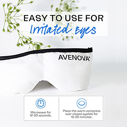 Avenova Eye Compress Mask for Stye, Headache, Allergy & Sinus Relief