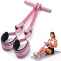 Lewtemi Upgraded Pedal Resistance Bands with Handles, Separated 8-Tube