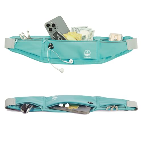 Slim Running Belt Fanny Pack, Phone Holder Waist Pack Money Belt - Green - color: X Green