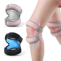 2-Pack Open Patella Knee Brace for Men Women, Adjustable Dual Strap Knee Support Brace for Meniscus, Running, Squats, Workouts, Sports (Pink & Grey)