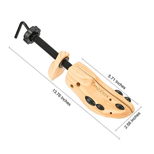 Shoe Stretcher Professional Shoe Trees Stretch Width Length for Men Women - color: Wood-s (Wm's Size Us 3.5--7)