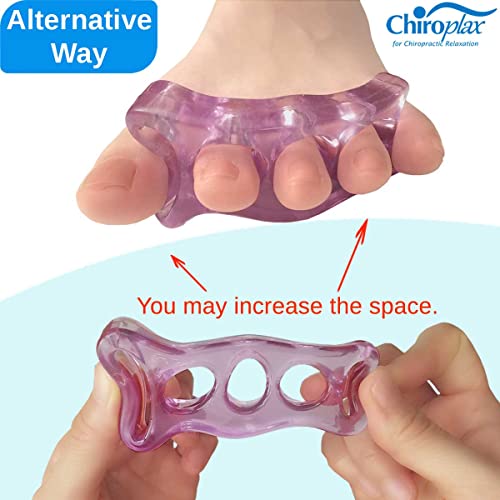 Chiroplax Gel Toe Separators Stretchers Spacers Bunion Tailor's Relief - color: Mint Green