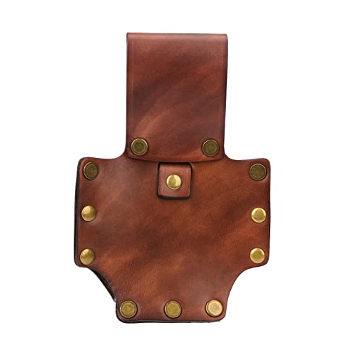 Leather 10M Tape Measure Holder Tool Holster for Carpenter Framer–Pack of 2