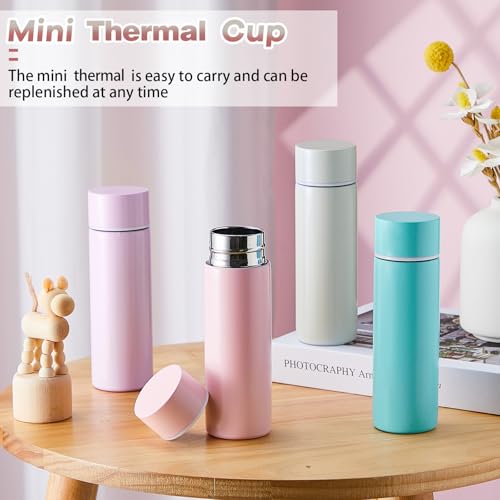 Irenare 5oz Mini Water Bottle, Angel White, Light Pink, 2 Pieces - color: Angel White, Light Pink