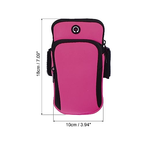 PATIKIL Phone Arm Band for Running, Running Phone Carrier Armband Cell Phone Holder for Runners Rose - color: Rose