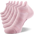 FITRELL Men's 6 Pack Ankle Running Socks Low Cut Cushioned Athletic Sports Socks 7-9/9-12/12-15 - color: Berry Dusk, size: 12-15