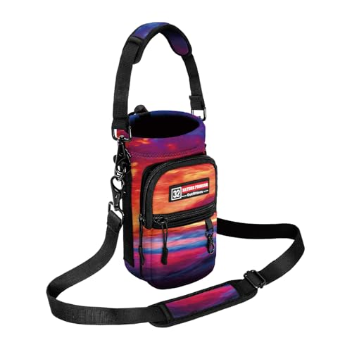 NATURE PIONEOR Water Bottle Holder with Strap for 25oz/32oz/40oz/64oz