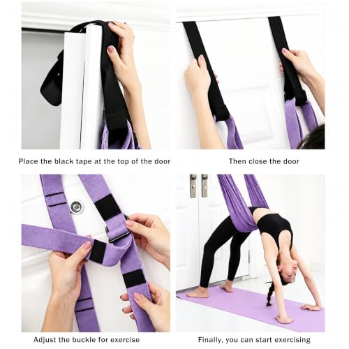 Door Swing Yoga Silk Yoga Strap for Home Aerial Flexibility Training